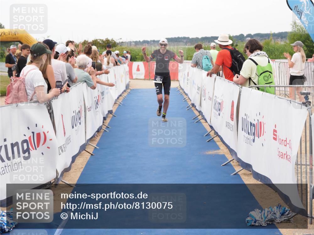 22.06.2025 - Viking Triathlon MichiJ http://msf.ph/oto/8130075 22.06.2025 15:30:04 Ziel 433 meine-sportfotos.de