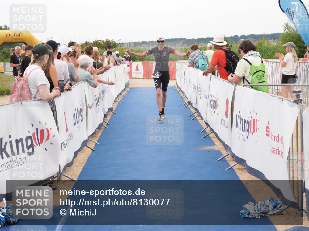 22.06.2025 - Viking Triathlon MichiJ http://msf.ph/oto/8130077 22.06.2025 15:30:04 Ziel 433 meine-sportfotos.de