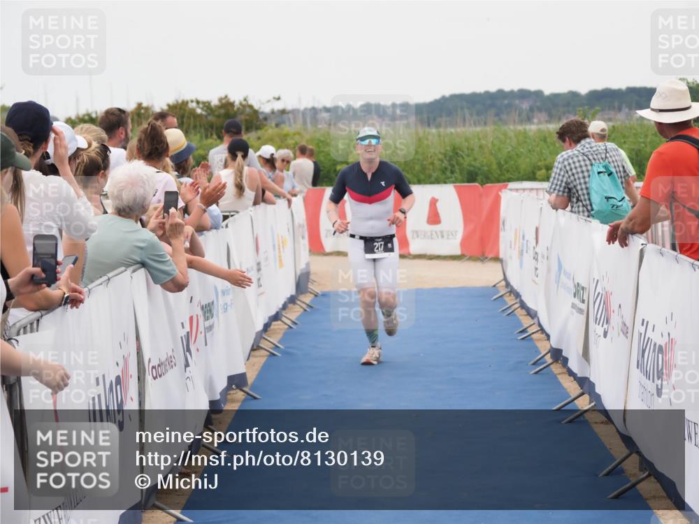 22.06.2025 - Viking Triathlon MichiJ http://msf.ph/oto/8130139 22.06.2025 15:30:10 Ziel 217, 433 meine-sportfotos.de
