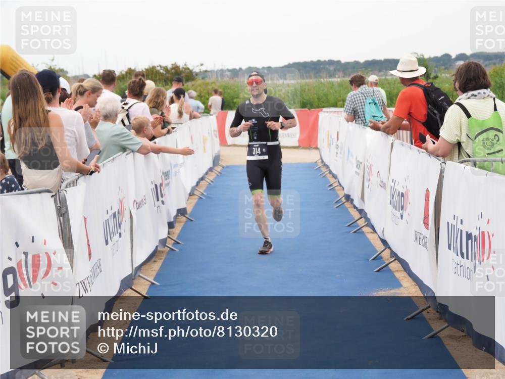22.06.2025 - Viking Triathlon MichiJ http://msf.ph/oto/8130320 22.06.2025 15:30:32 Ziel 314 meine-sportfotos.de
