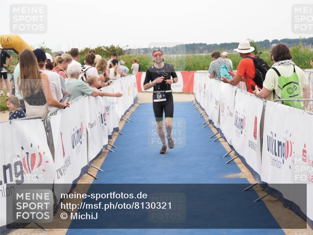22.06.2025 - Viking Triathlon MichiJ http://msf.ph/oto/8130321 22.06.2025 15:30:32 Ziel 314 meine-sportfotos.de