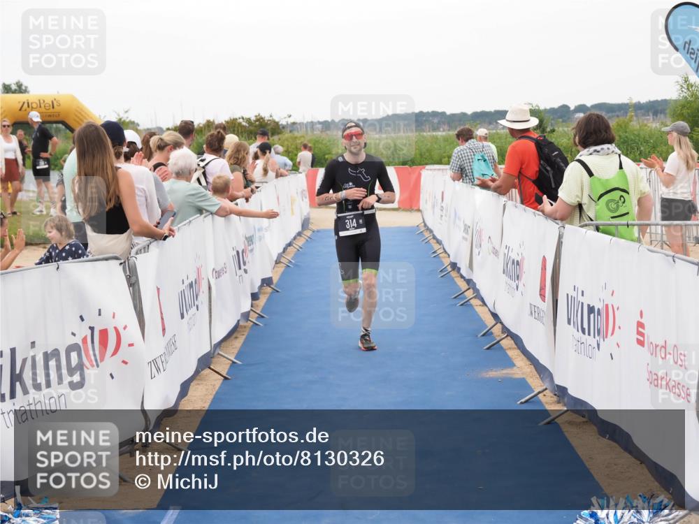 22.06.2025 - Viking Triathlon MichiJ http://msf.ph/oto/8130326 22.06.2025 15:30:32 Ziel 314 meine-sportfotos.de
