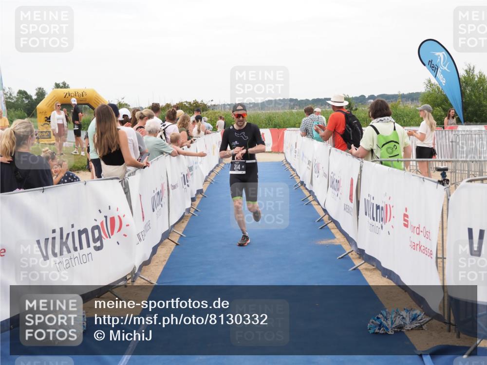 22.06.2025 - Viking Triathlon MichiJ http://msf.ph/oto/8130332 22.06.2025 15:30:33 Ziel 314 meine-sportfotos.de