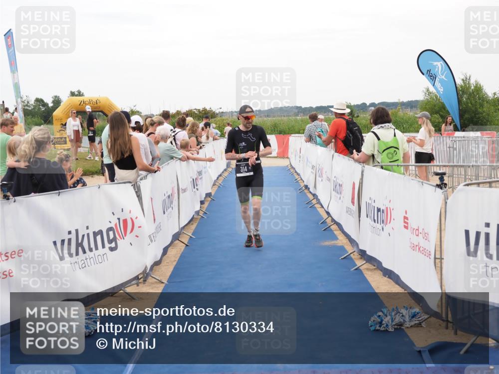 22.06.2025 - Viking Triathlon MichiJ http://msf.ph/oto/8130334 22.06.2025 15:30:33 Ziel 314 meine-sportfotos.de