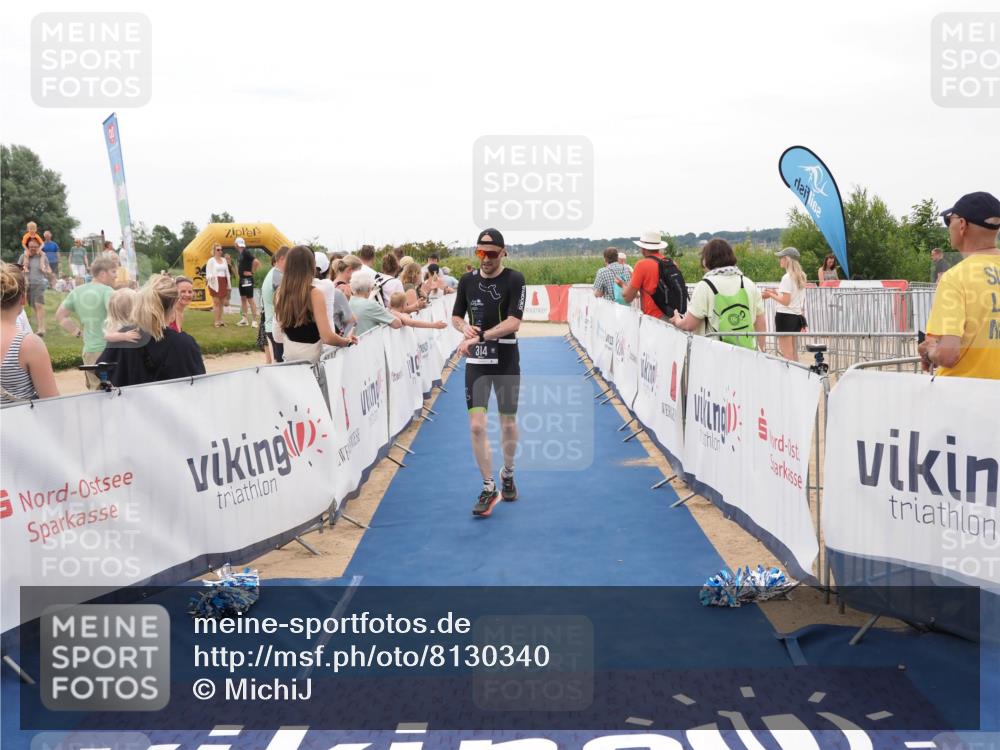 22.06.2025 - Viking Triathlon MichiJ http://msf.ph/oto/8130340 22.06.2025 15:30:33 Ziel 314 meine-sportfotos.de