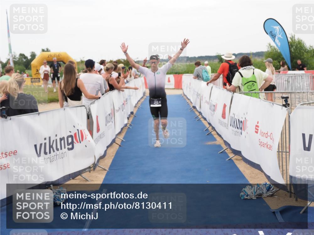 22.06.2025 - Viking Triathlon MichiJ http://msf.ph/oto/8130411 22.06.2025 15:30:45 Ziel 50, 386 meine-sportfotos.de