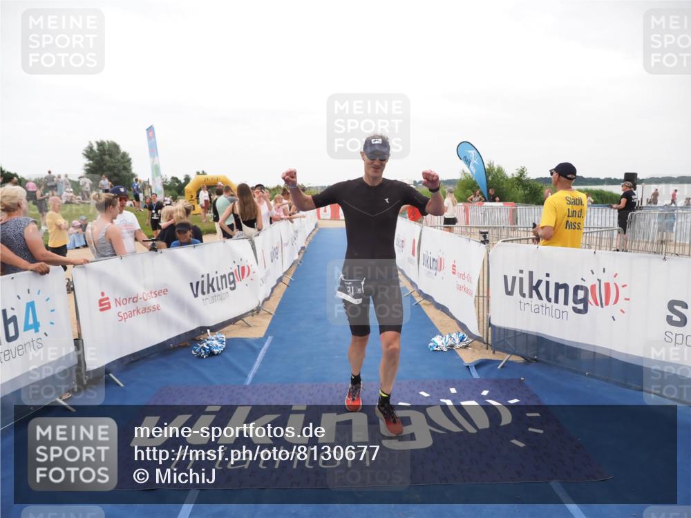 22.06.2025 - Viking Triathlon MichiJ http://msf.ph/oto/8130677 22.06.2025 15:31:59 Ziel 331 meine-sportfotos.de