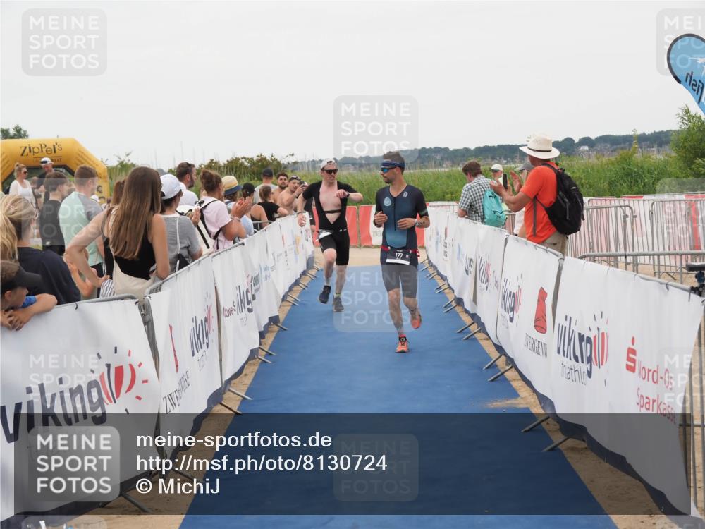 22.06.2025 - Viking Triathlon MichiJ http://msf.ph/oto/8130724 22.06.2025 15:32:24 Ziel 177, 297 meine-sportfotos.de