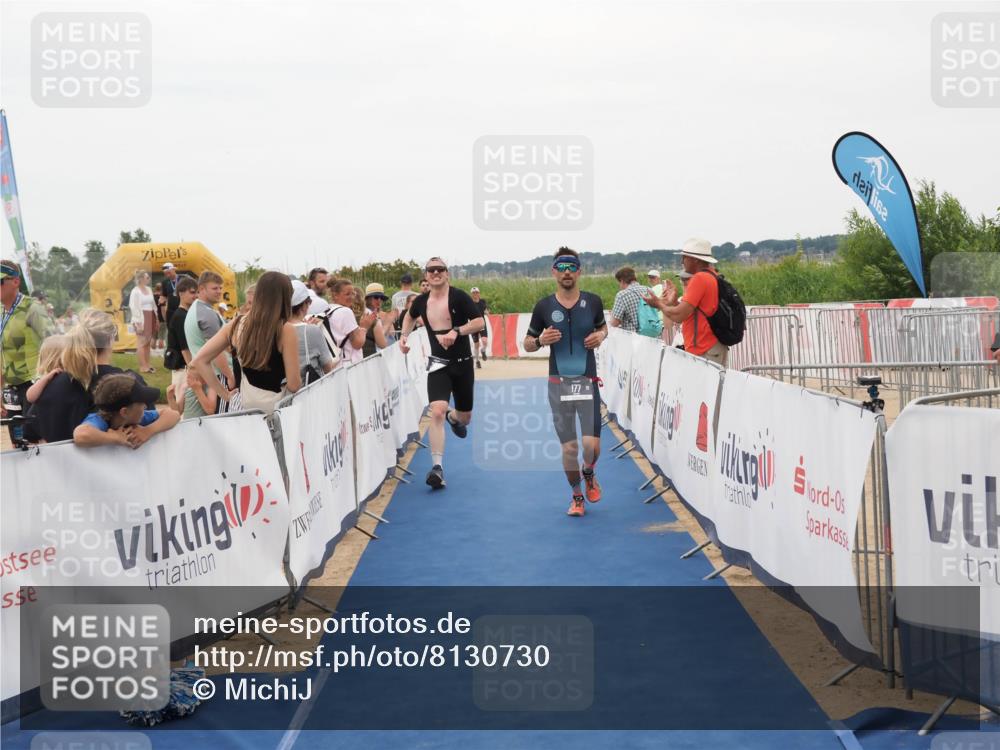 22.06.2025 - Viking Triathlon MichiJ http://msf.ph/oto/8130730 22.06.2025 15:32:25 Ziel 177, 297, 442 meine-sportfotos.de