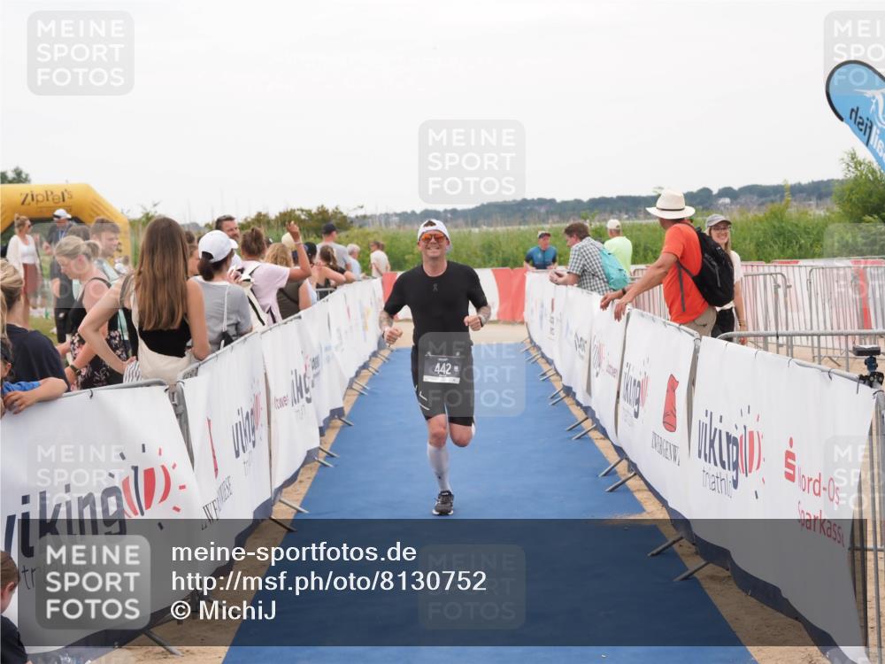 22.06.2025 - Viking Triathlon MichiJ http://msf.ph/oto/8130752 22.06.2025 15:32:31 Ziel 442 meine-sportfotos.de