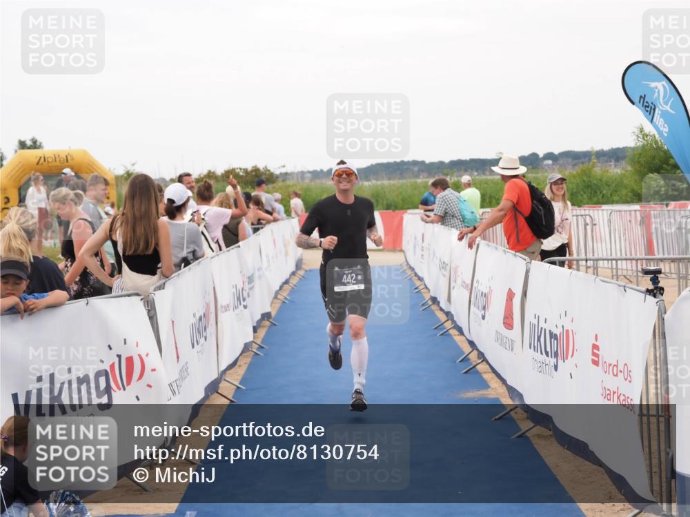 22.06.2025 - Viking Triathlon MichiJ http://msf.ph/oto/8130754 22.06.2025 15:32:31 Ziel 442 meine-sportfotos.de
