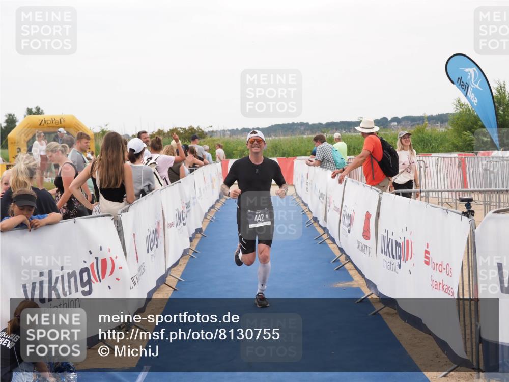 22.06.2025 - Viking Triathlon MichiJ http://msf.ph/oto/8130755 22.06.2025 15:32:31 Ziel 442 meine-sportfotos.de