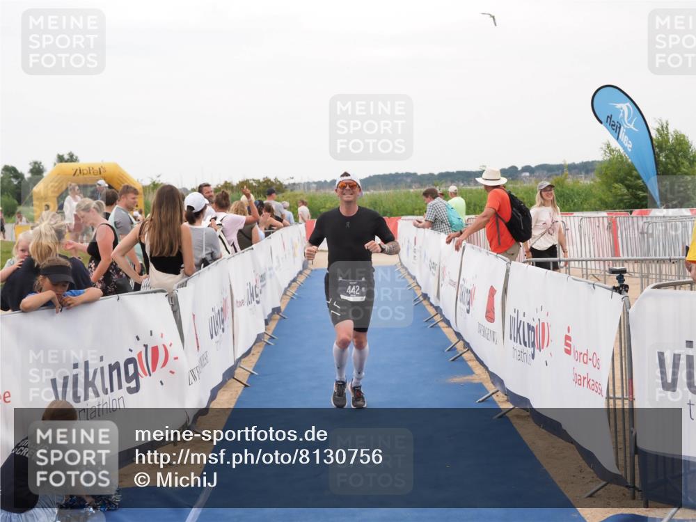 22.06.2025 - Viking Triathlon MichiJ http://msf.ph/oto/8130756 22.06.2025 15:32:31 Ziel 442 meine-sportfotos.de
