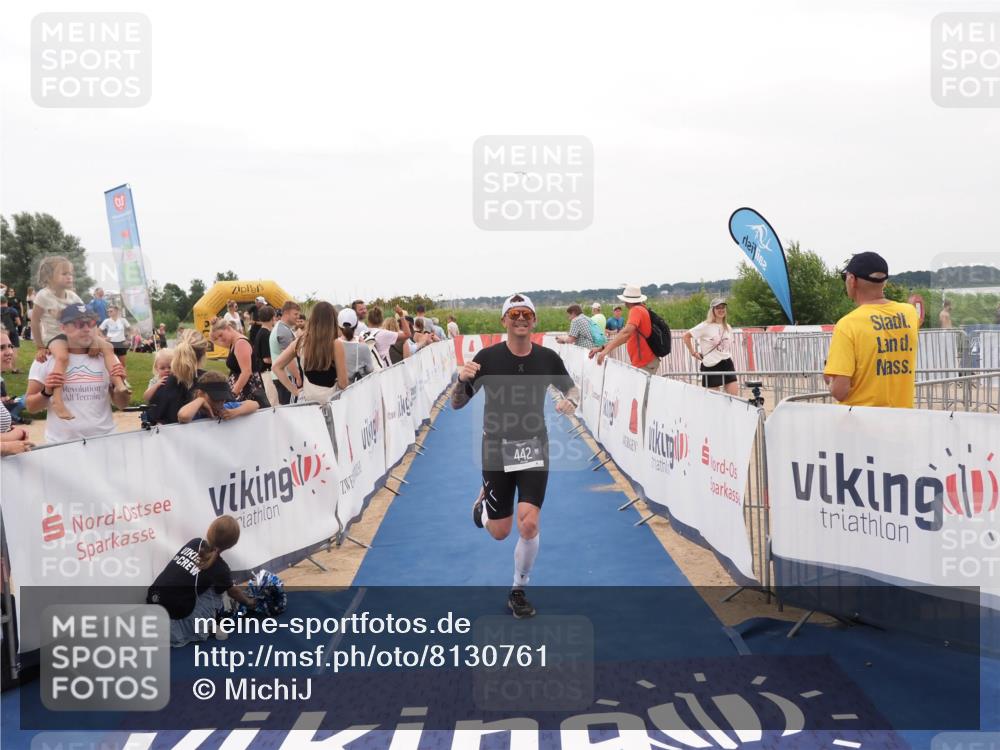 22.06.2025 - Viking Triathlon MichiJ http://msf.ph/oto/8130761 22.06.2025 15:32:32 Ziel 442 meine-sportfotos.de