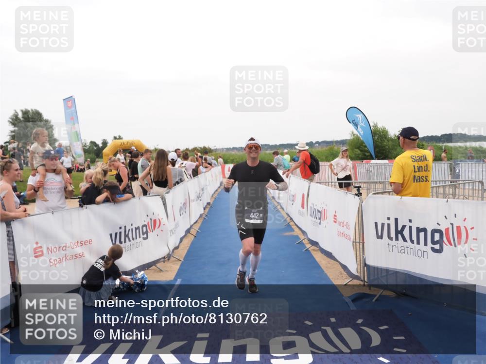 22.06.2025 - Viking Triathlon MichiJ http://msf.ph/oto/8130762 22.06.2025 15:32:32 Ziel 442 meine-sportfotos.de