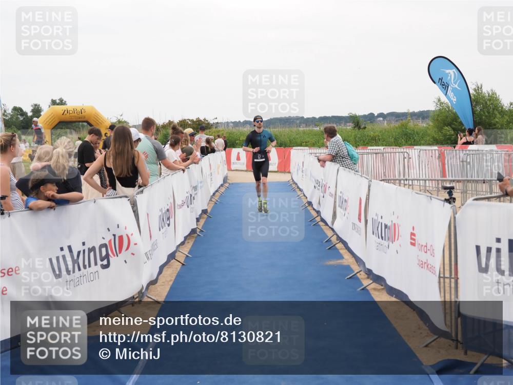 22.06.2025 - Viking Triathlon MichiJ http://msf.ph/oto/8130821 22.06.2025 15:33:48 Ziel 57 meine-sportfotos.de