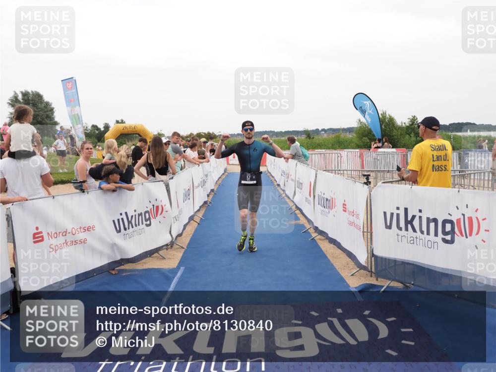 22.06.2025 - Viking Triathlon MichiJ http://msf.ph/oto/8130840 22.06.2025 15:33:50 Ziel 57 meine-sportfotos.de