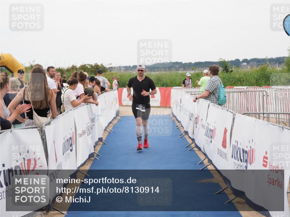 22.06.2025 - Viking Triathlon MichiJ http://msf.ph/oto/8130914 22.06.2025 15:34:20 Ziel 232, 361 meine-sportfotos.de