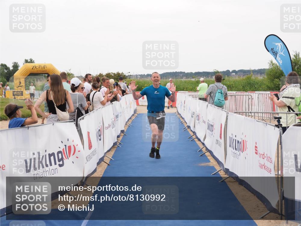 22.06.2025 - Viking Triathlon MichiJ http://msf.ph/oto/8130992 22.06.2025 15:34:53 Ziel 128 meine-sportfotos.de