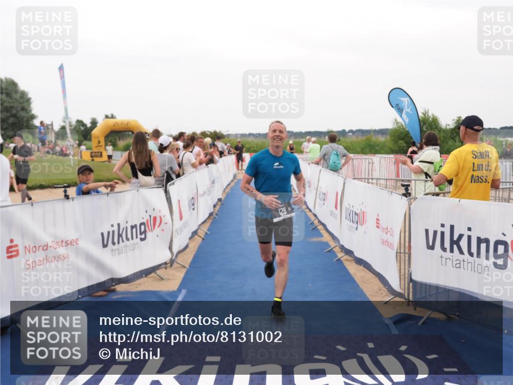 22.06.2025 - Viking Triathlon MichiJ http://msf.ph/oto/8131002 22.06.2025 15:34:55 Ziel 128 meine-sportfotos.de
