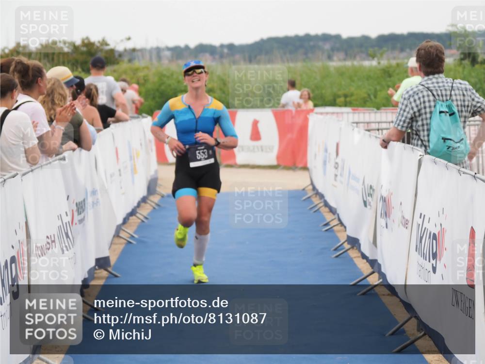 22.06.2025 - Viking Triathlon MichiJ http://msf.ph/oto/8131087 22.06.2025 15:35:10 Ziel 134, 553 meine-sportfotos.de