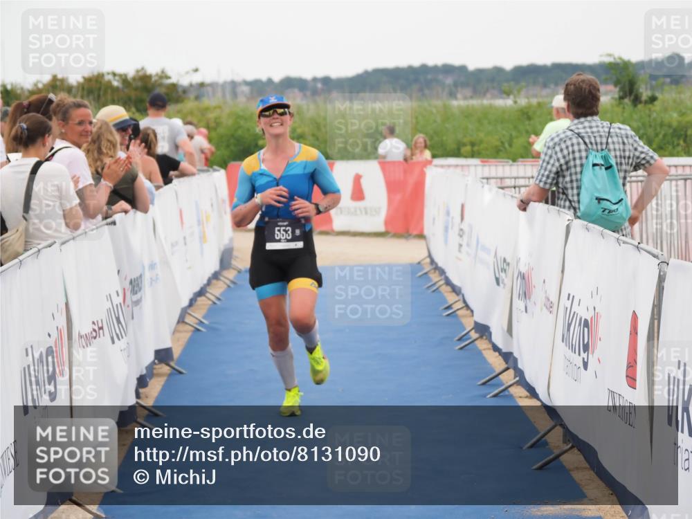 22.06.2025 - Viking Triathlon MichiJ http://msf.ph/oto/8131090 22.06.2025 15:35:11 Ziel 134, 553 meine-sportfotos.de