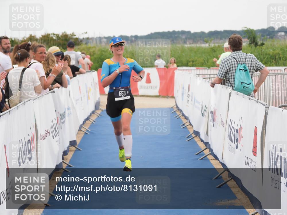 22.06.2025 - Viking Triathlon MichiJ http://msf.ph/oto/8131091 22.06.2025 15:35:11 Ziel 134, 553 meine-sportfotos.de