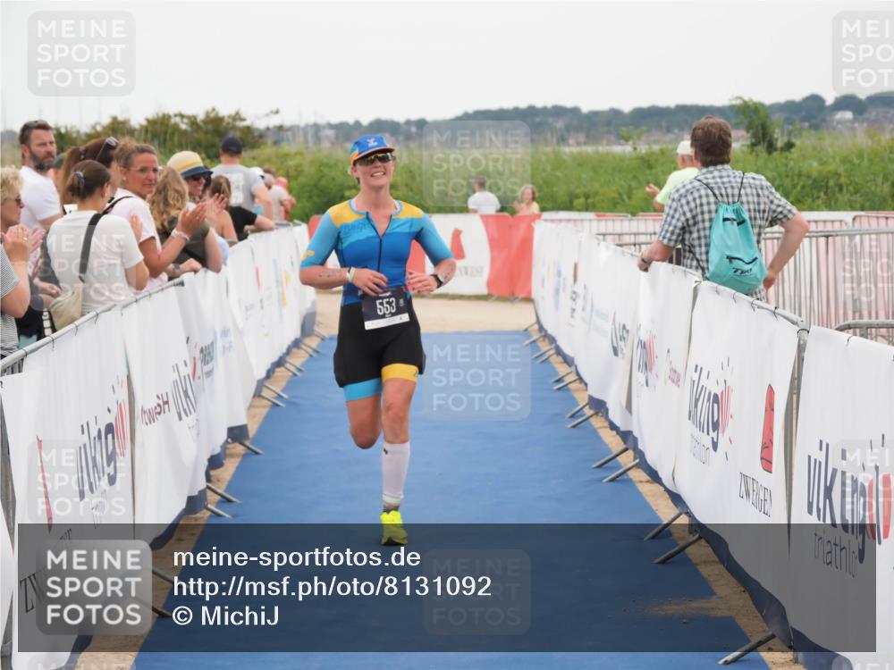 22.06.2025 - Viking Triathlon MichiJ http://msf.ph/oto/8131092 22.06.2025 15:35:11 Ziel 134, 553 meine-sportfotos.de