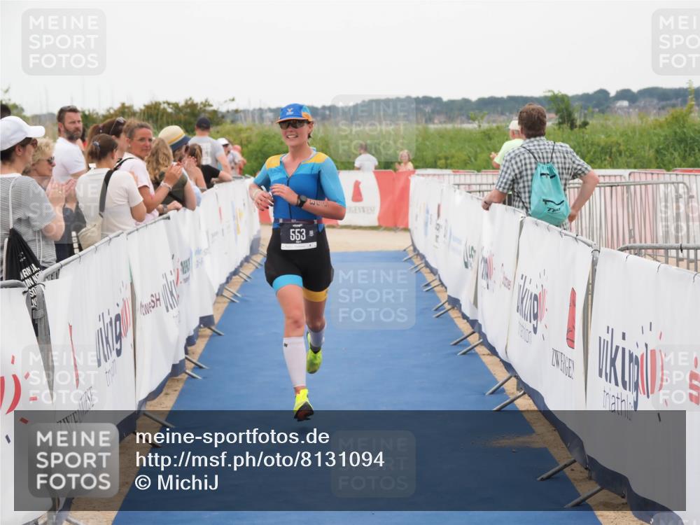 22.06.2025 - Viking Triathlon MichiJ http://msf.ph/oto/8131094 22.06.2025 15:35:11 Ziel 134, 553 meine-sportfotos.de