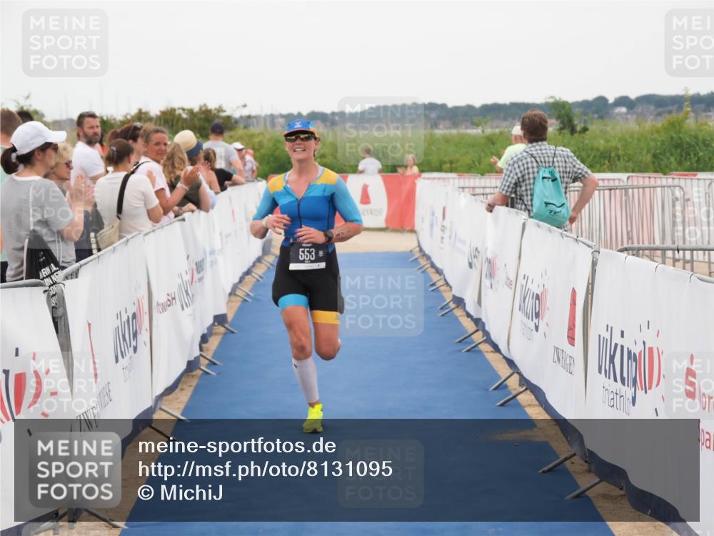 22.06.2025 - Viking Triathlon MichiJ http://msf.ph/oto/8131095 22.06.2025 15:35:11 Ziel 134, 553 meine-sportfotos.de