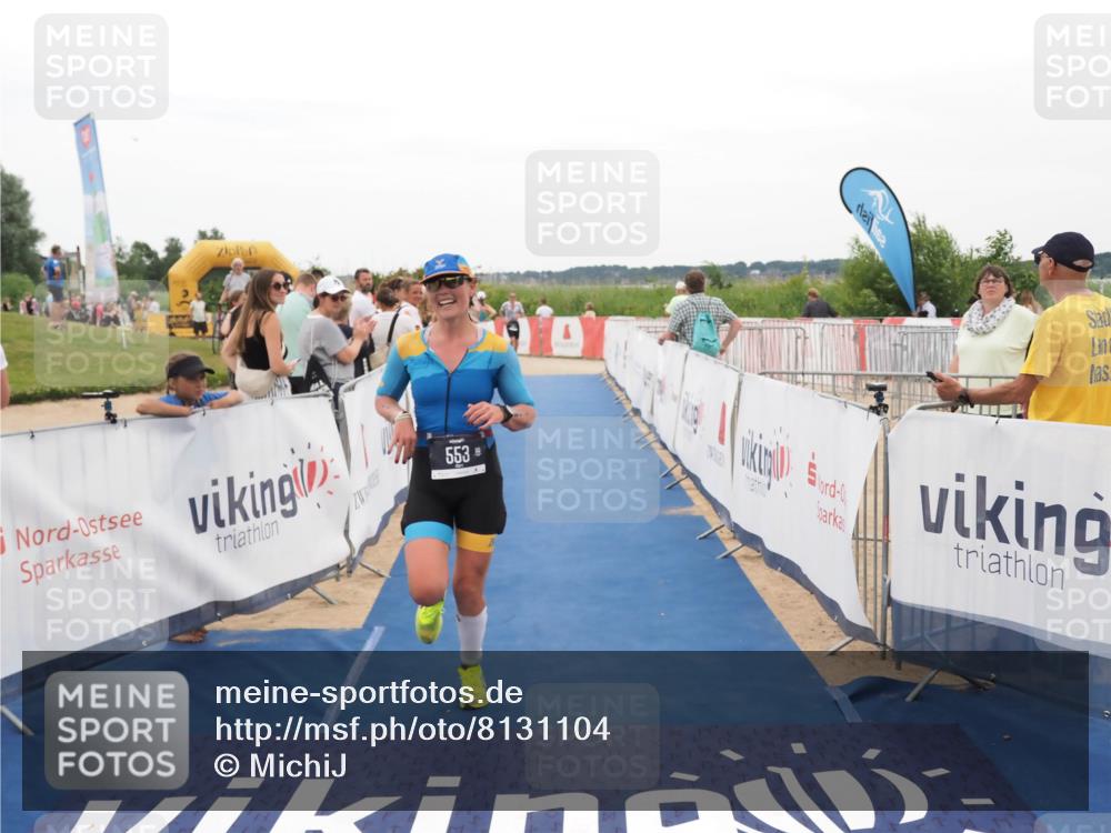 22.06.2025 - Viking Triathlon MichiJ http://msf.ph/oto/8131104 22.06.2025 15:35:12 Ziel 134, 553 meine-sportfotos.de