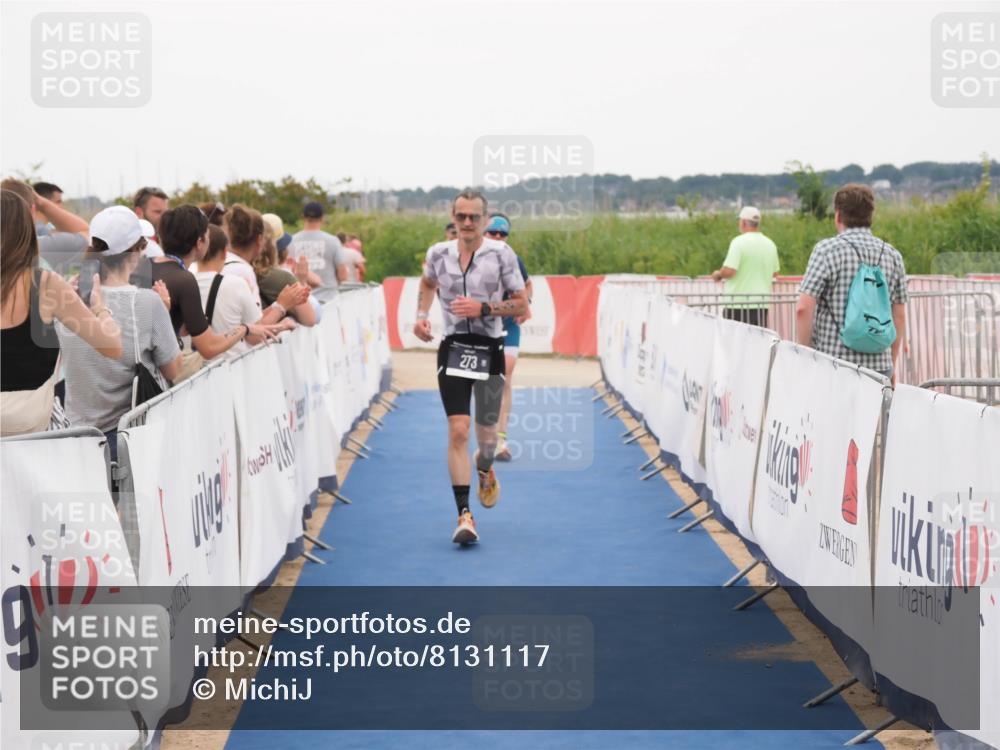 22.06.2025 - Viking Triathlon MichiJ http://msf.ph/oto/8131117 22.06.2025 15:35:18 Ziel 273, 324 meine-sportfotos.de