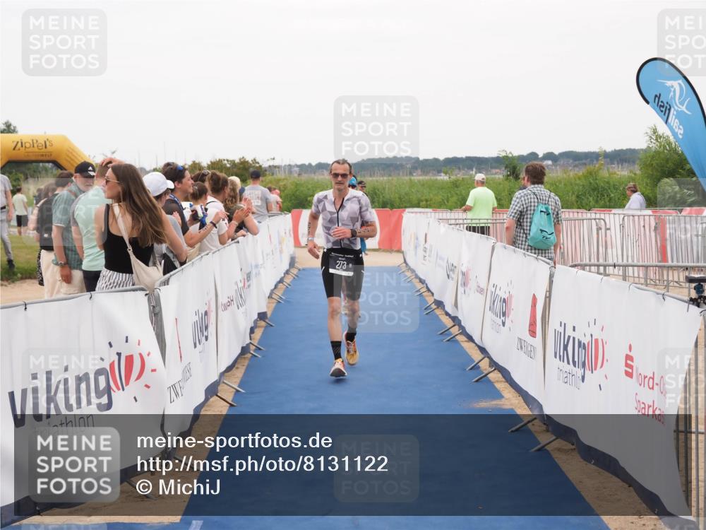 22.06.2025 - Viking Triathlon MichiJ http://msf.ph/oto/8131122 22.06.2025 15:35:19 Ziel 273, 324 meine-sportfotos.de