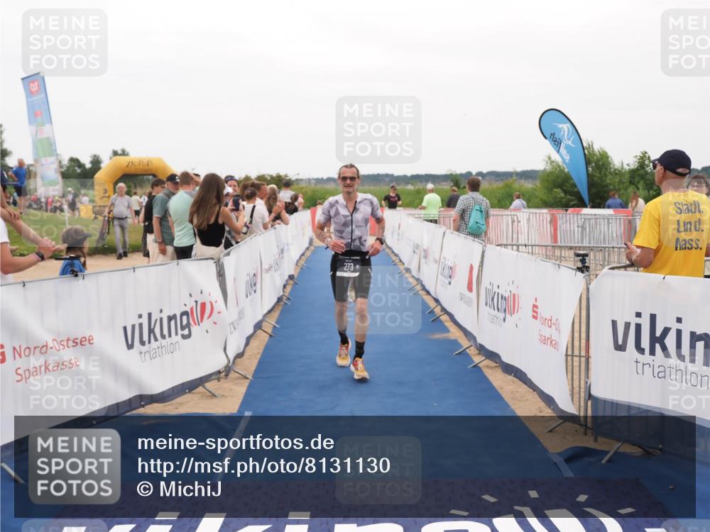 22.06.2025 - Viking Triathlon MichiJ http://msf.ph/oto/8131130 22.06.2025 15:35:20 Ziel 273, 324 meine-sportfotos.de