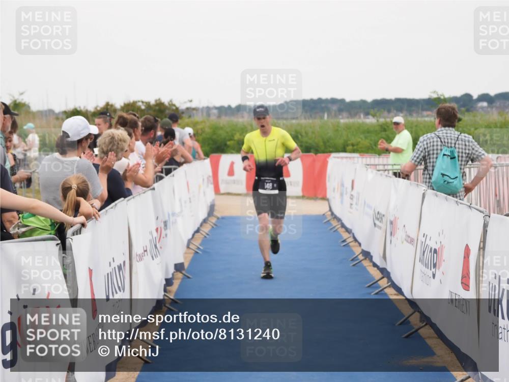 22.06.2025 - Viking Triathlon MichiJ http://msf.ph/oto/8131240 22.06.2025 15:36:46 Ziel 148 meine-sportfotos.de