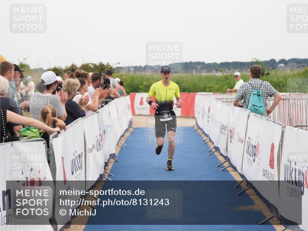 22.06.2025 - Viking Triathlon MichiJ http://msf.ph/oto/8131243 22.06.2025 15:36:46 Ziel 148 meine-sportfotos.de