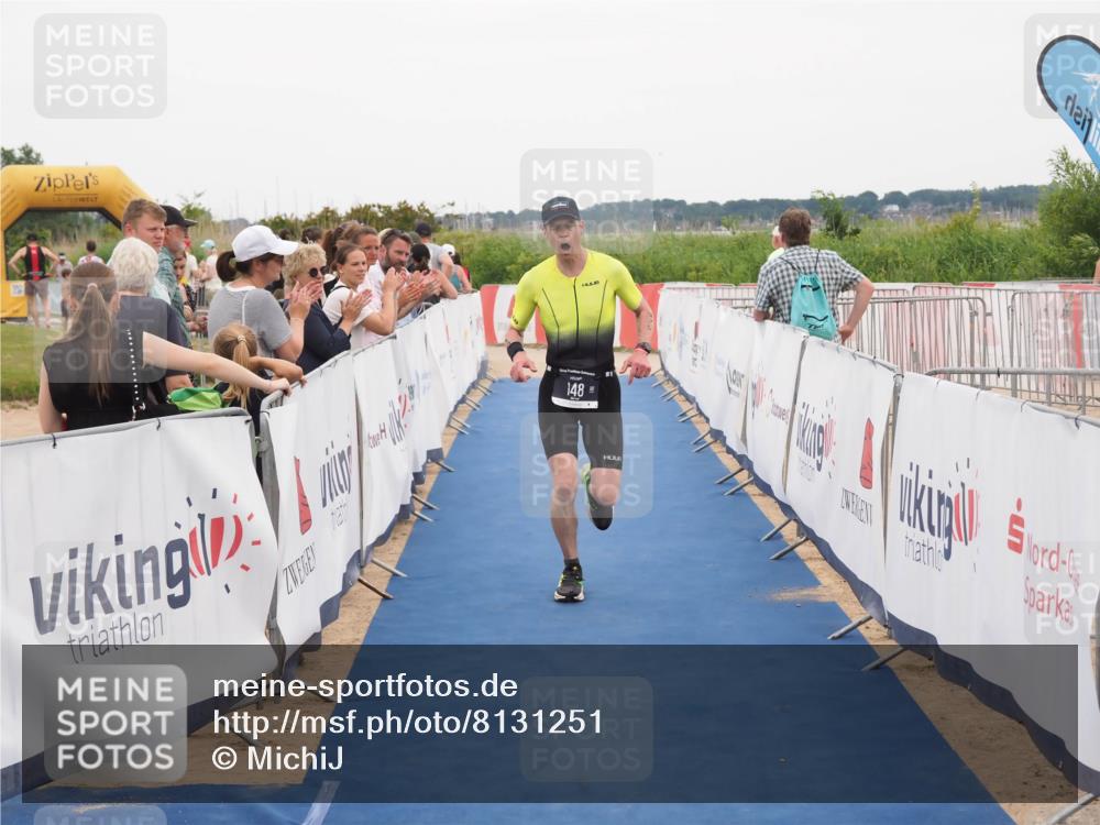 22.06.2025 - Viking Triathlon MichiJ http://msf.ph/oto/8131251 22.06.2025 15:36:47 Ziel 148 meine-sportfotos.de