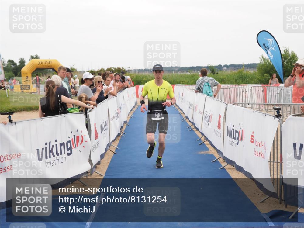 22.06.2025 - Viking Triathlon MichiJ http://msf.ph/oto/8131254 22.06.2025 15:36:47 Ziel 148 meine-sportfotos.de