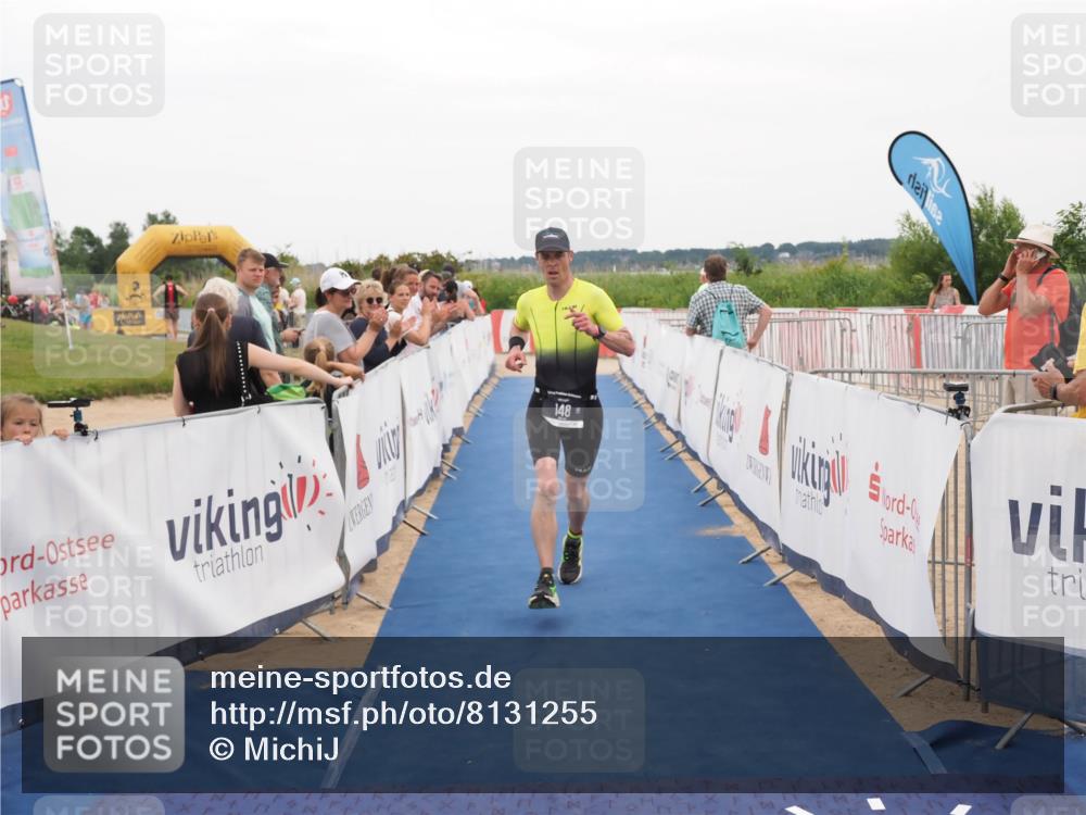 22.06.2025 - Viking Triathlon MichiJ http://msf.ph/oto/8131255 22.06.2025 15:36:47 Ziel 148 meine-sportfotos.de