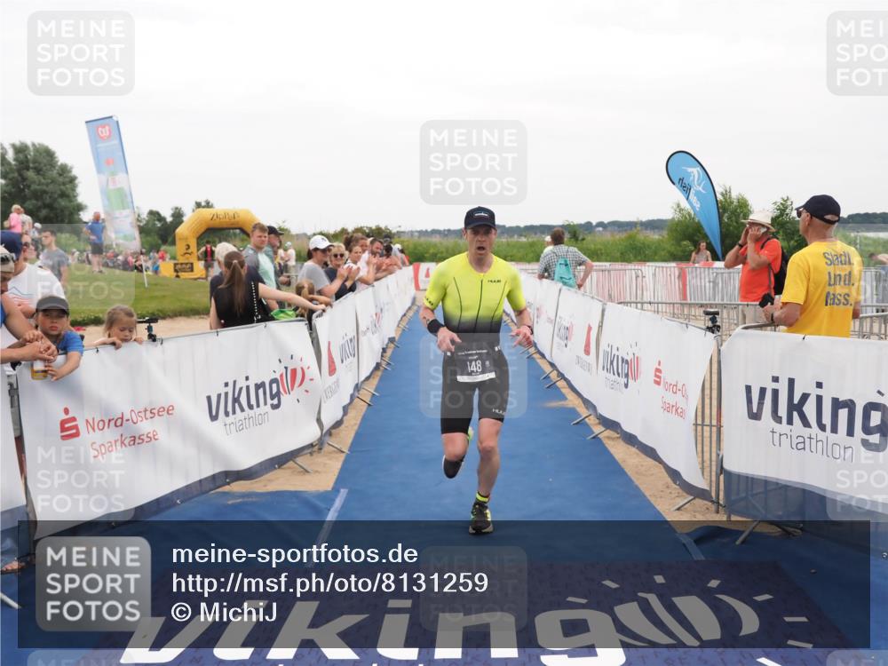22.06.2025 - Viking Triathlon MichiJ http://msf.ph/oto/8131259 22.06.2025 15:36:48 Ziel 148 meine-sportfotos.de