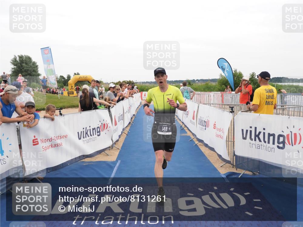 22.06.2025 - Viking Triathlon MichiJ http://msf.ph/oto/8131261 22.06.2025 15:36:48 Ziel 148 meine-sportfotos.de