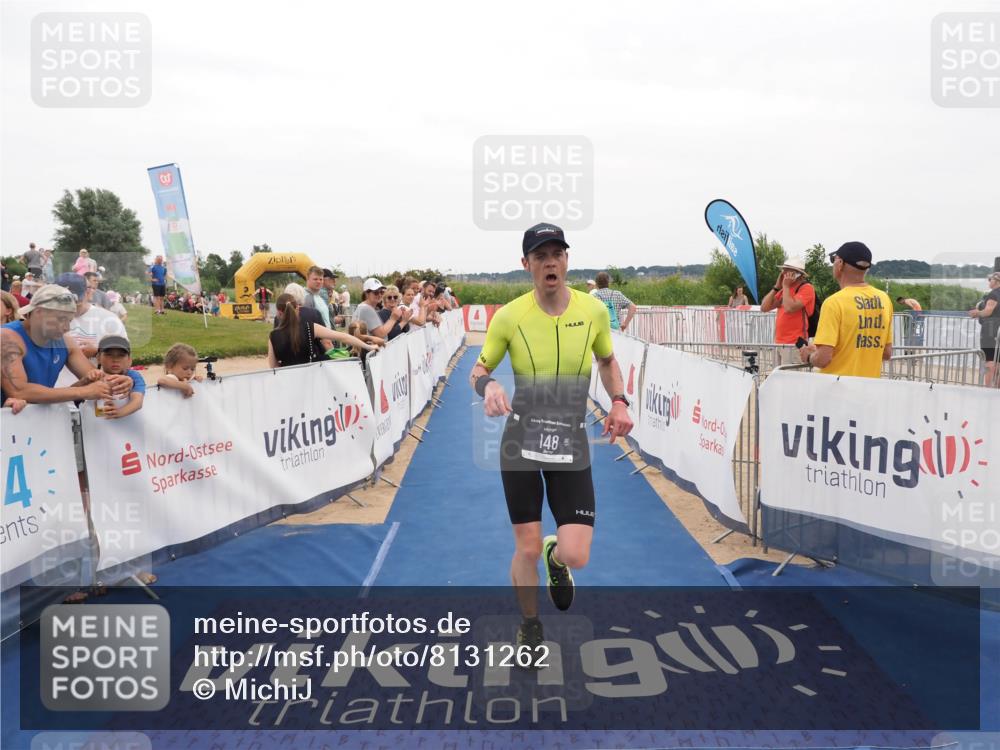 22.06.2025 - Viking Triathlon MichiJ http://msf.ph/oto/8131262 22.06.2025 15:36:48 Ziel 148 meine-sportfotos.de