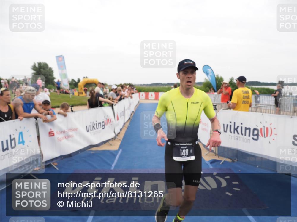 22.06.2025 - Viking Triathlon MichiJ http://msf.ph/oto/8131265 22.06.2025 15:36:49 Ziel 148 meine-sportfotos.de