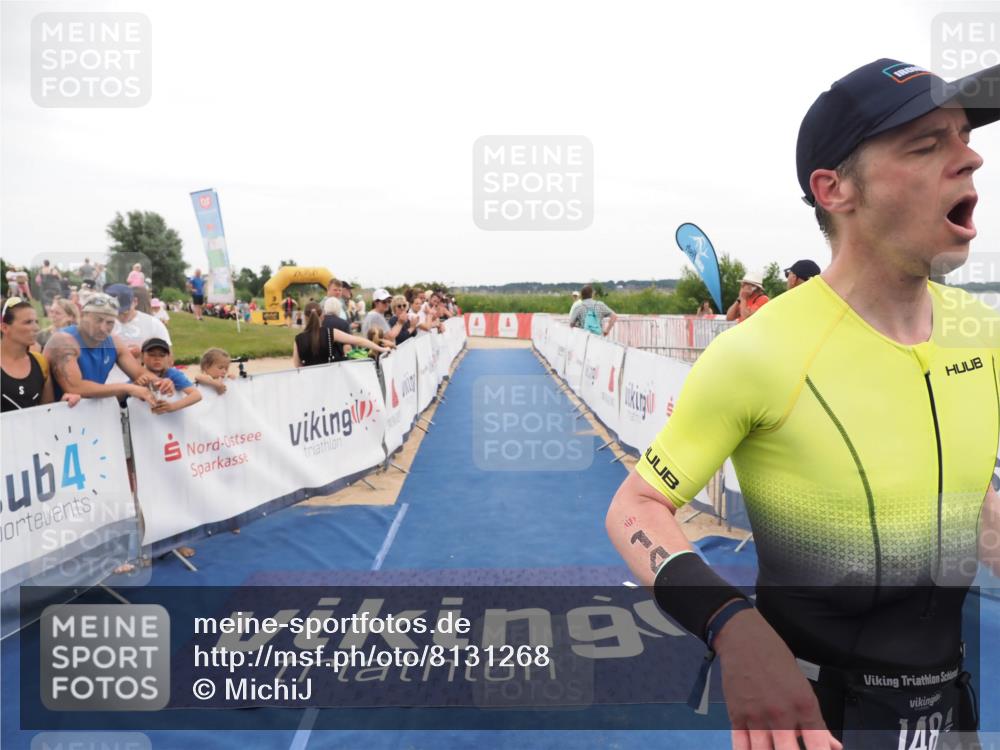 22.06.2025 - Viking Triathlon MichiJ http://msf.ph/oto/8131268 22.06.2025 15:36:49 Ziel 148 meine-sportfotos.de