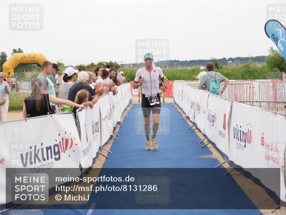 22.06.2025 - Viking Triathlon MichiJ http://msf.ph/oto/8131286 22.06.2025 15:37:02 Ziel 450, 480, 659 meine-sportfotos.de