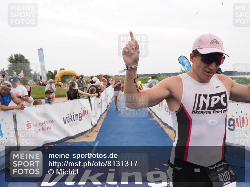 22.06.2025 - Viking Triathlon MichiJ http://msf.ph/oto/8131317 22.06.2025 15:37:05 Ziel 450, 480, 659 meine-sportfotos.de
