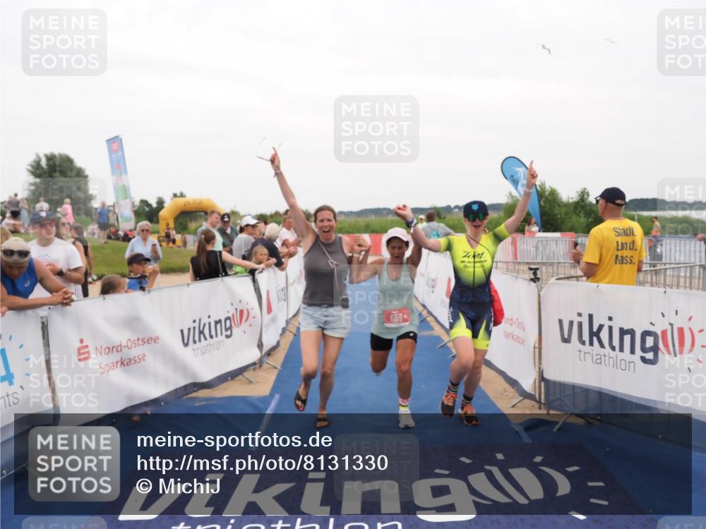 22.06.2025 - Viking Triathlon MichiJ http://msf.ph/oto/8131330 22.06.2025 15:37:07 Ziel 450, 480, 659 meine-sportfotos.de