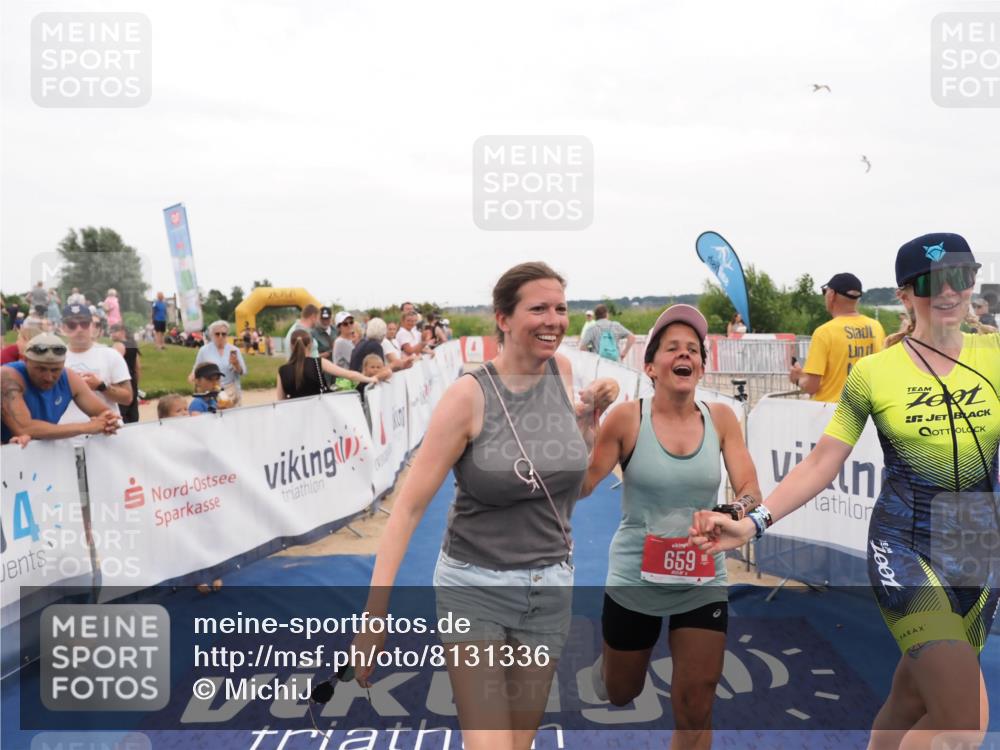 22.06.2025 - Viking Triathlon MichiJ http://msf.ph/oto/8131336 22.06.2025 15:37:08 Ziel 480, 659 meine-sportfotos.de