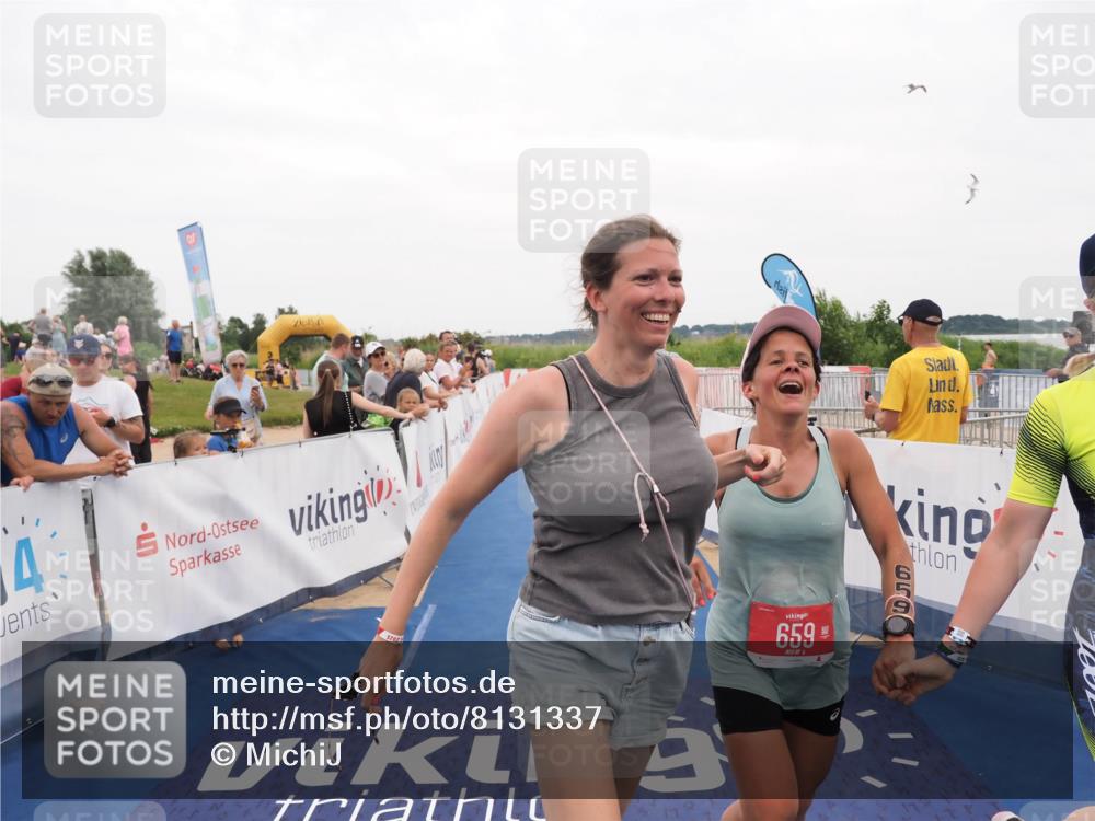 22.06.2025 - Viking Triathlon MichiJ http://msf.ph/oto/8131337 22.06.2025 15:37:08 Ziel 480, 659 meine-sportfotos.de