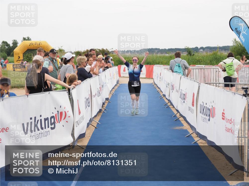 22.06.2025 - Viking Triathlon MichiJ http://msf.ph/oto/8131351 22.06.2025 15:37:37 Ziel 551 meine-sportfotos.de